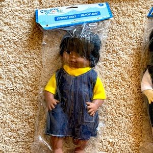 Ethnic Dolls 1 Adorable Black Girl New in packaging.